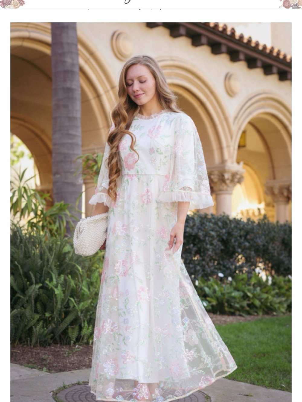 Dainty jewells Glittering garden dress SOLD OUT ONLINE